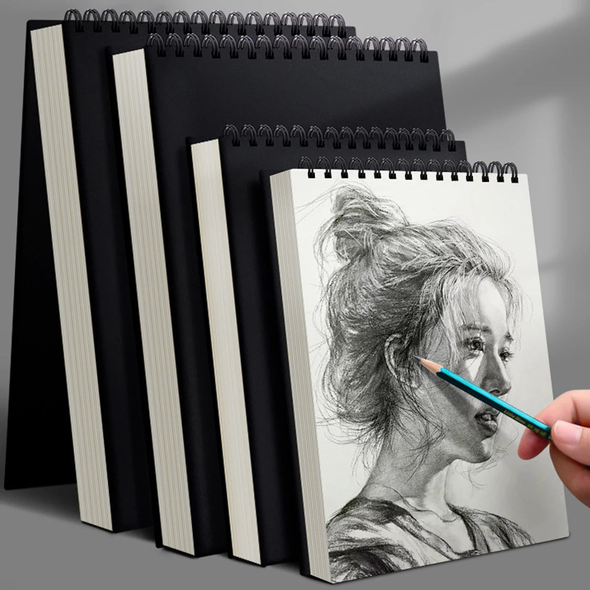 1 Pack 30 Sheets Top Spiral Bound Acid-Free Sketch Book Pad | Art Drawing Painting Paper for Artists Students