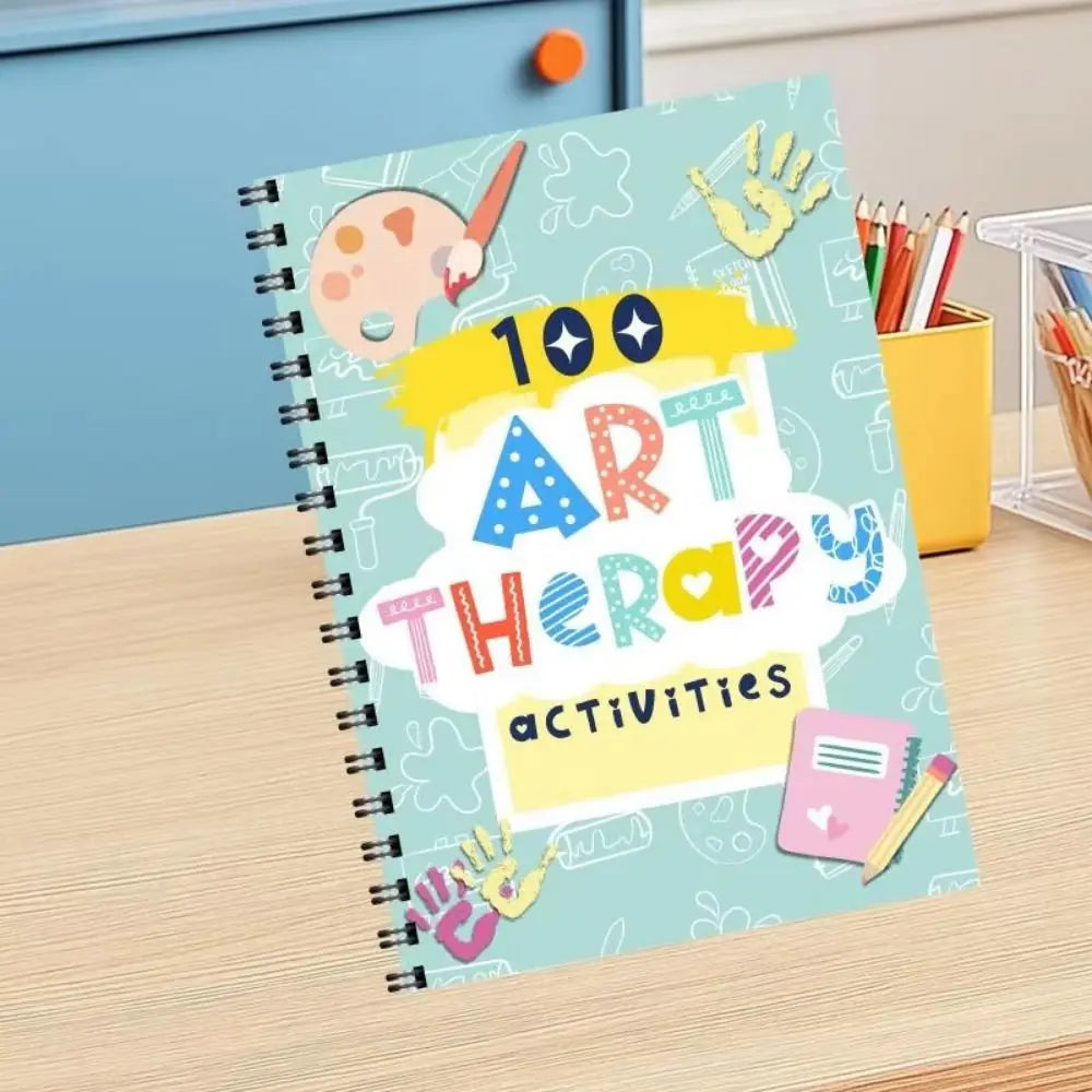 Art Plan Table Art Drawing Patterns Notebook 100 Therapeutic Activities Watercolour Pencil Art &amp; Emotions Guidebook