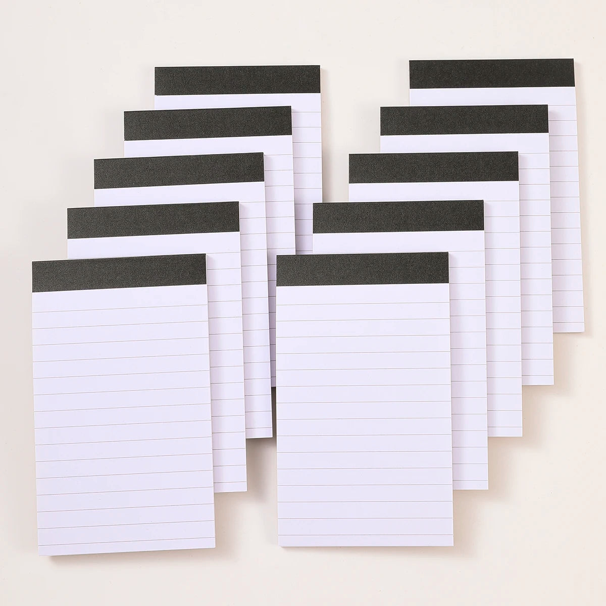 5/10 Volumes A7 Note Pads, 30 Horizontal Lines Note