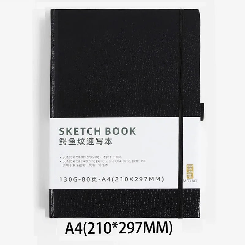 Crocodile Pattern Sketch Book A4 A5 A6 130g Mini Sketchbook Drawing Paper Portable Pocket Book Travel Notebook Small Gift